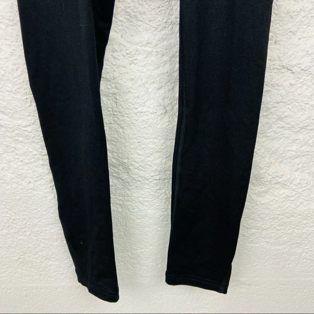DSG black stretchy spandex girls leggings size large 14/16